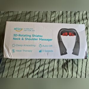 Alljoy Black 3D-Rotating Shiatsu Neck & Shoulder Massager